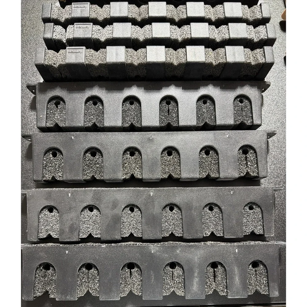 15 Berkley Fishing Rod Pole Holders W/ Foam Hold 6 Rods Each Vertical Wall Mount